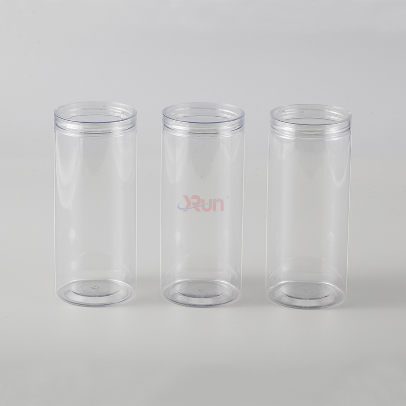 Our large jars for nuts are a perfect nuts container and a great choice among our round PET jars for recyclable food packaging.